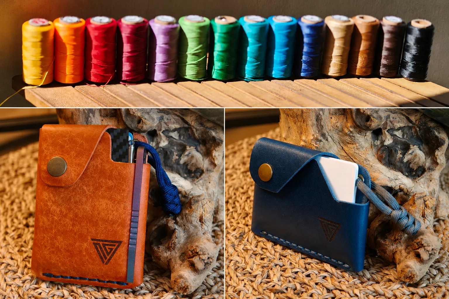 Leder Kartenhalter